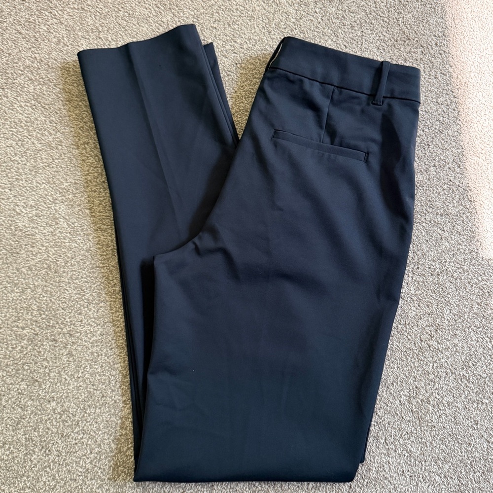 American Tall Flat Front Straight Leg Black Dress Pants Women’s Sz 12 Extra Tall - Picture 2 of 6